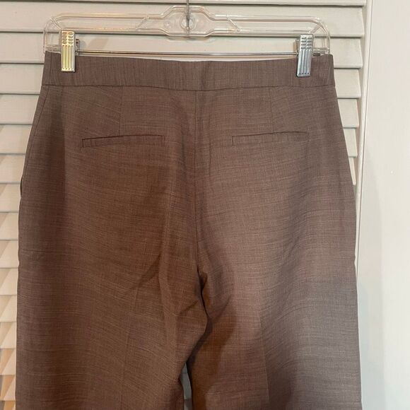 J CREW | tan stretch wool trouser pants 0 - Picture 5 of 9